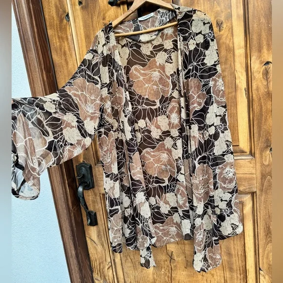 Sheer vintage duster kimono - Picture 8 of 11